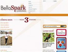Tablet Screenshot of bellaspark.com
